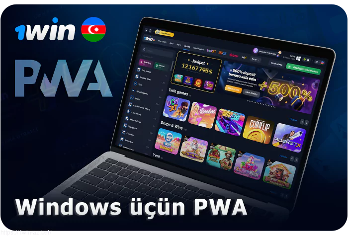 Kompüterlər üçün 1Win saytının PWA versiyasını istifadə edin